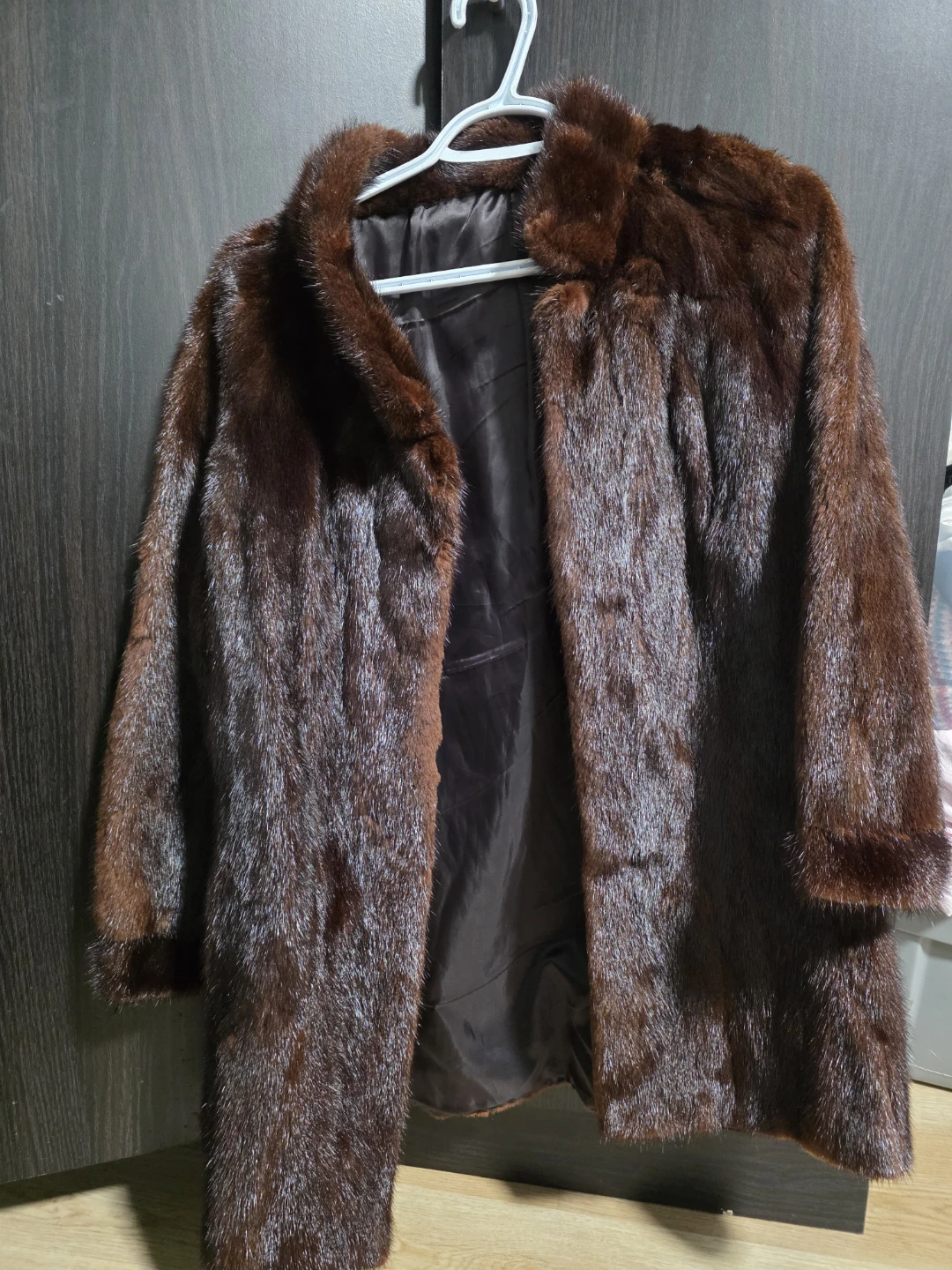 Brown original Fur Coat
