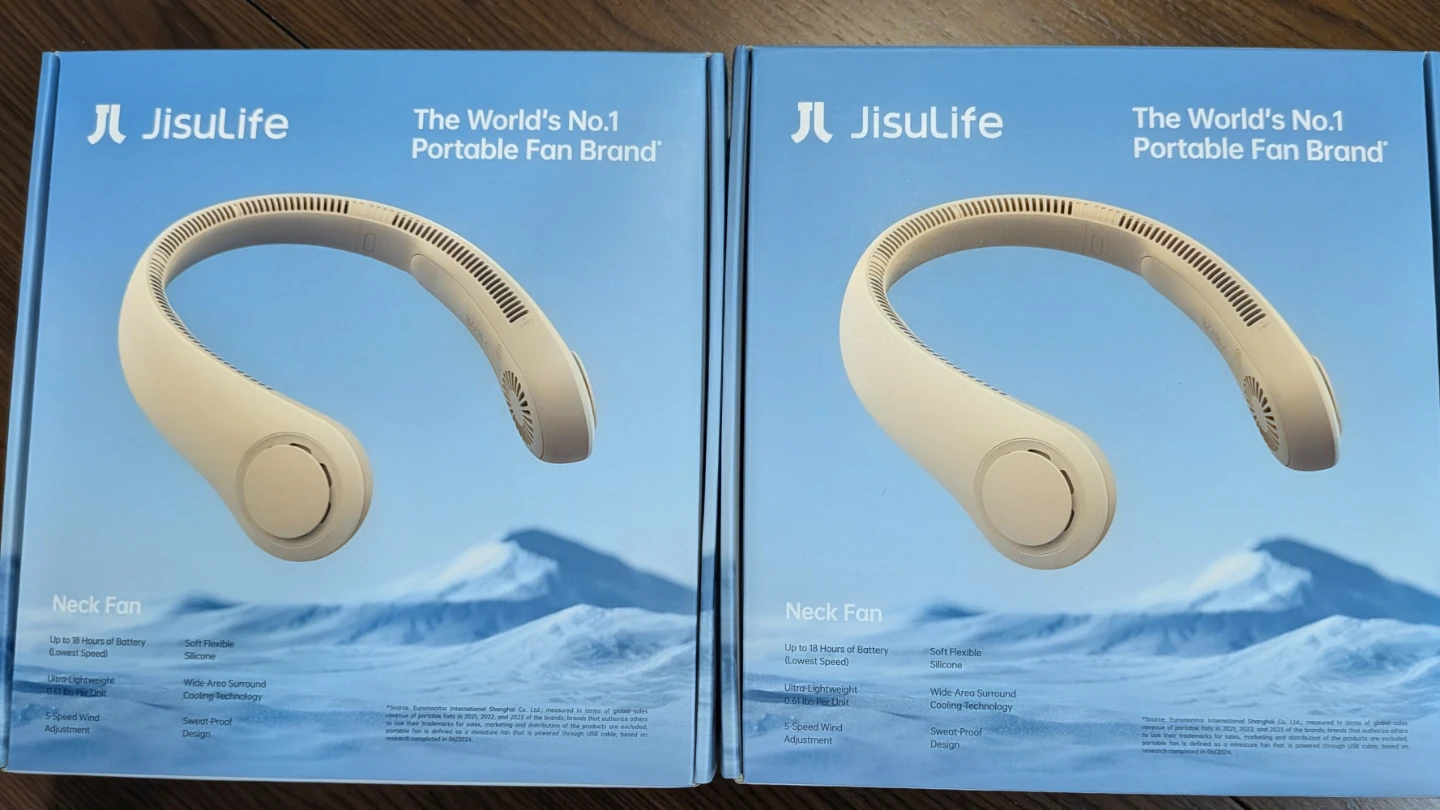 Jisulife Neck Fan 2pk - Portable Fan Brand