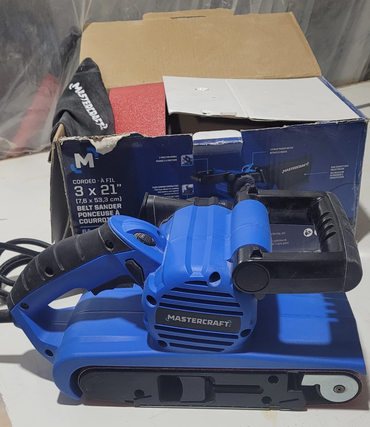 Mastercraft 3 x 21" Belt Sander