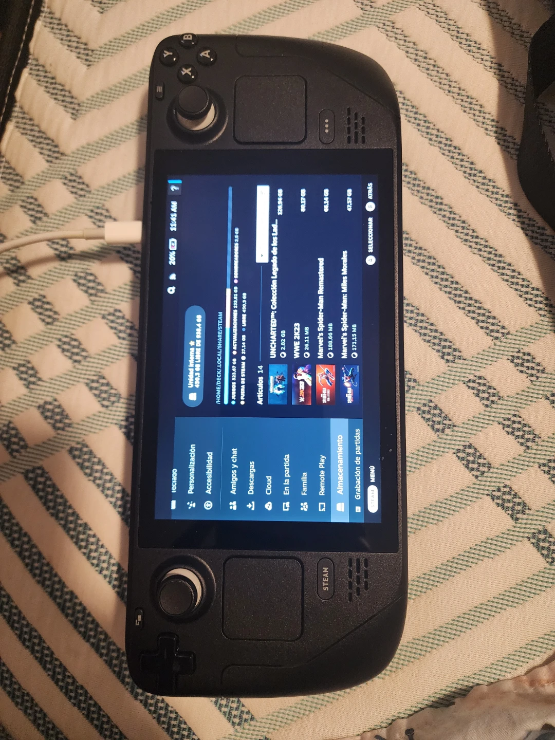 Valve Steam Deck Handheld Console and case. - photo 2