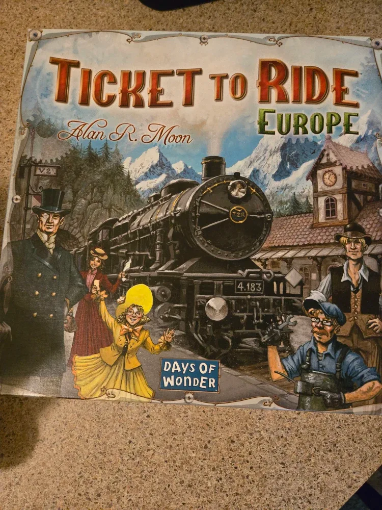 Ticket to Ride: Europe Board Game