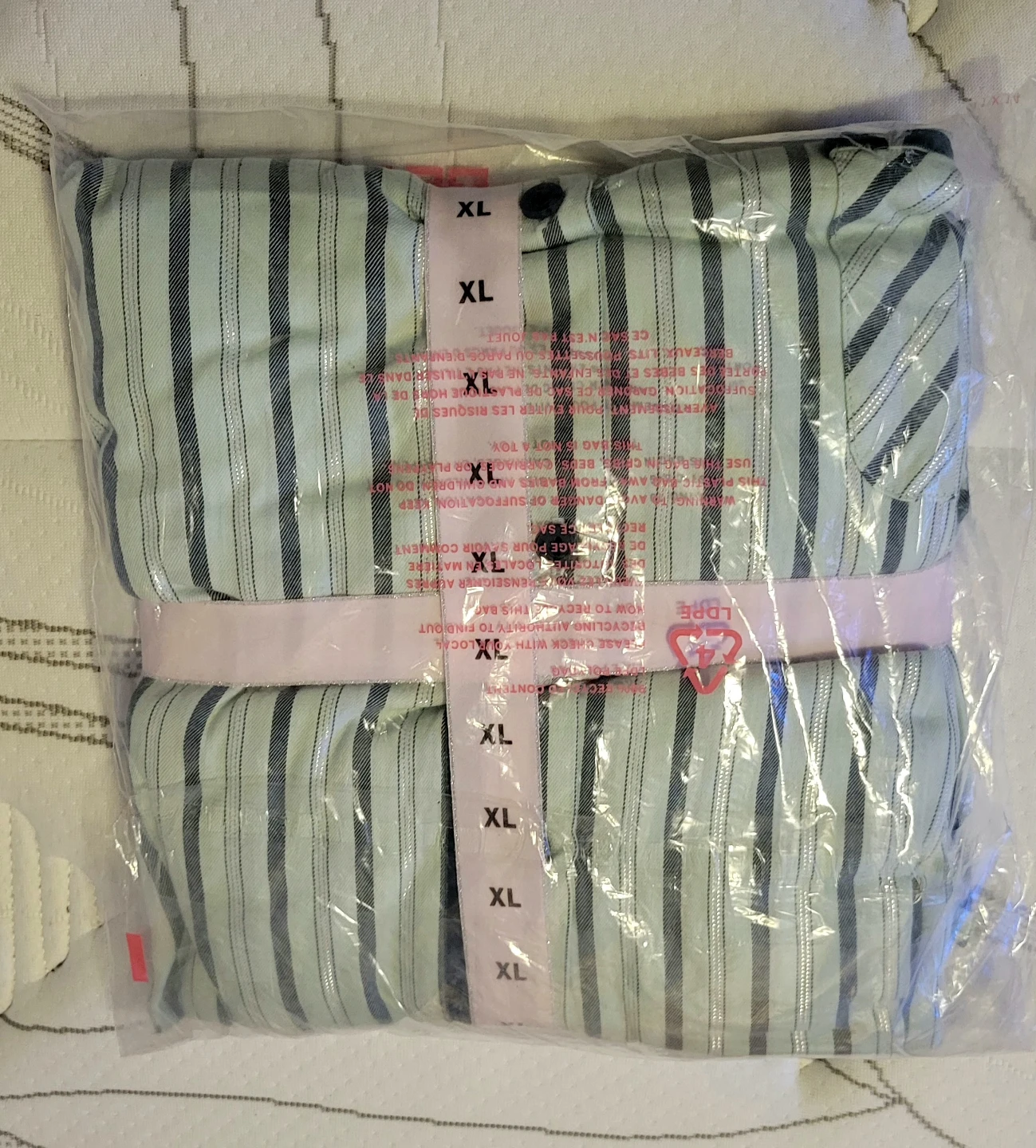 New PINK Flannel Pajama Set - XL - photo 2