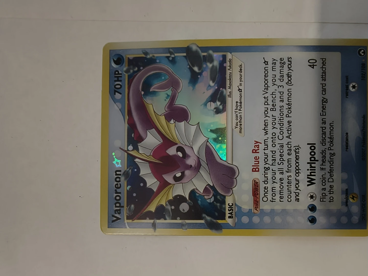 Pokemon Vaporeon & Espeon Cards Gold Star - photo 3