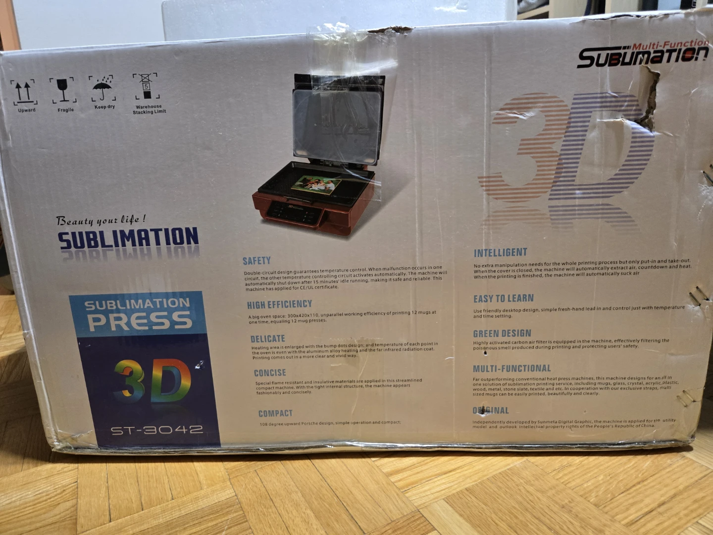 Sublimation 3D Heat Press ST-3042 - photo 3