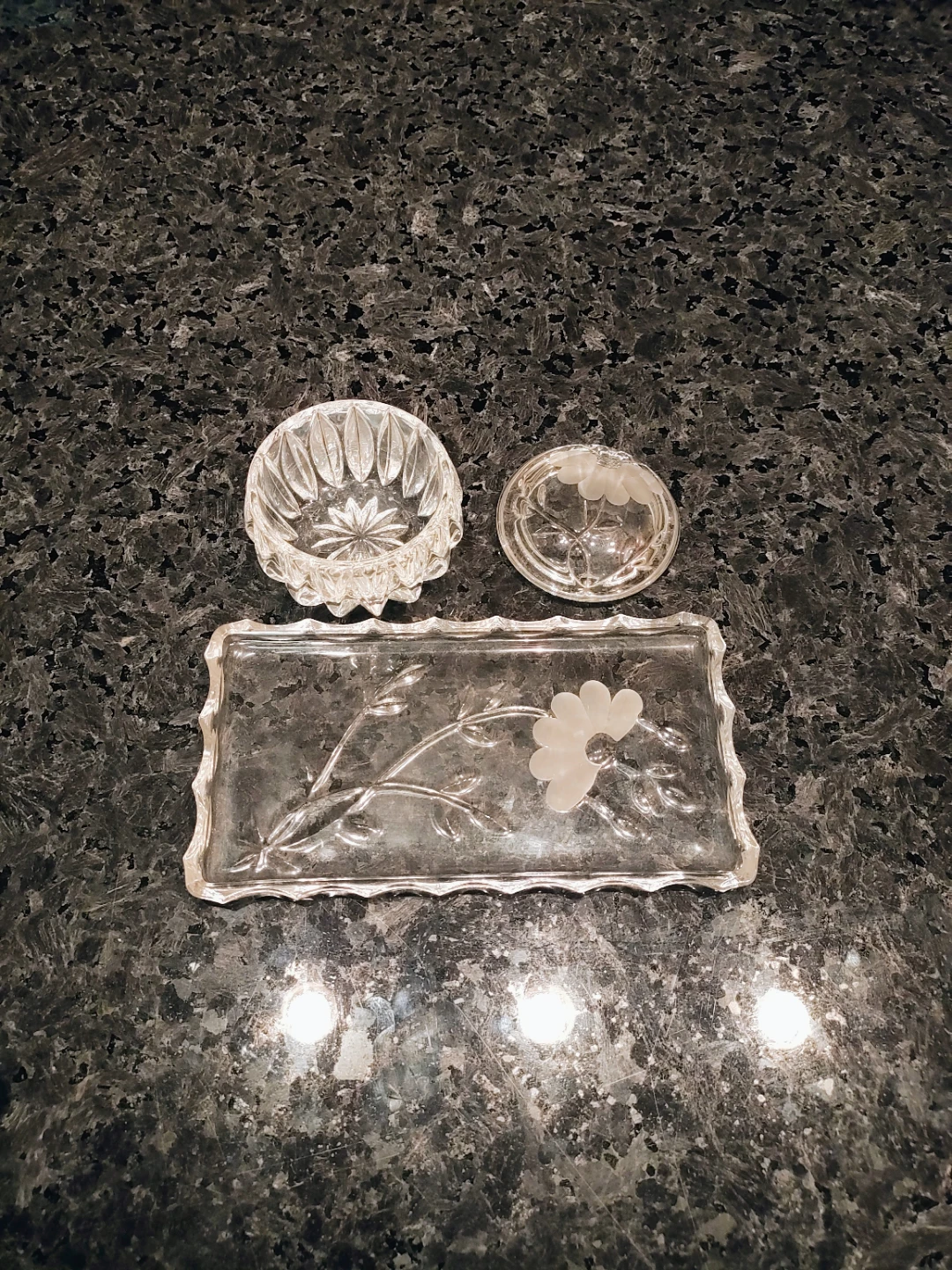 Princess House Vanity Tray & Lidded Trinket Box - photo 2