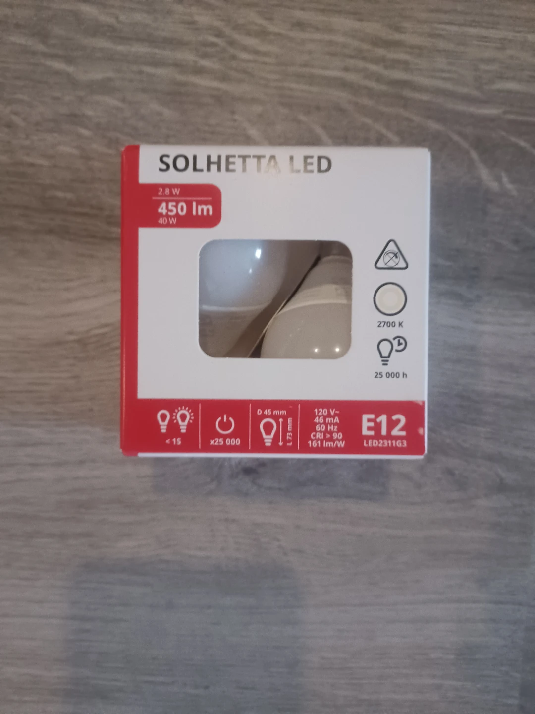 SOLHETTA LED Light Bulb - pack of 2