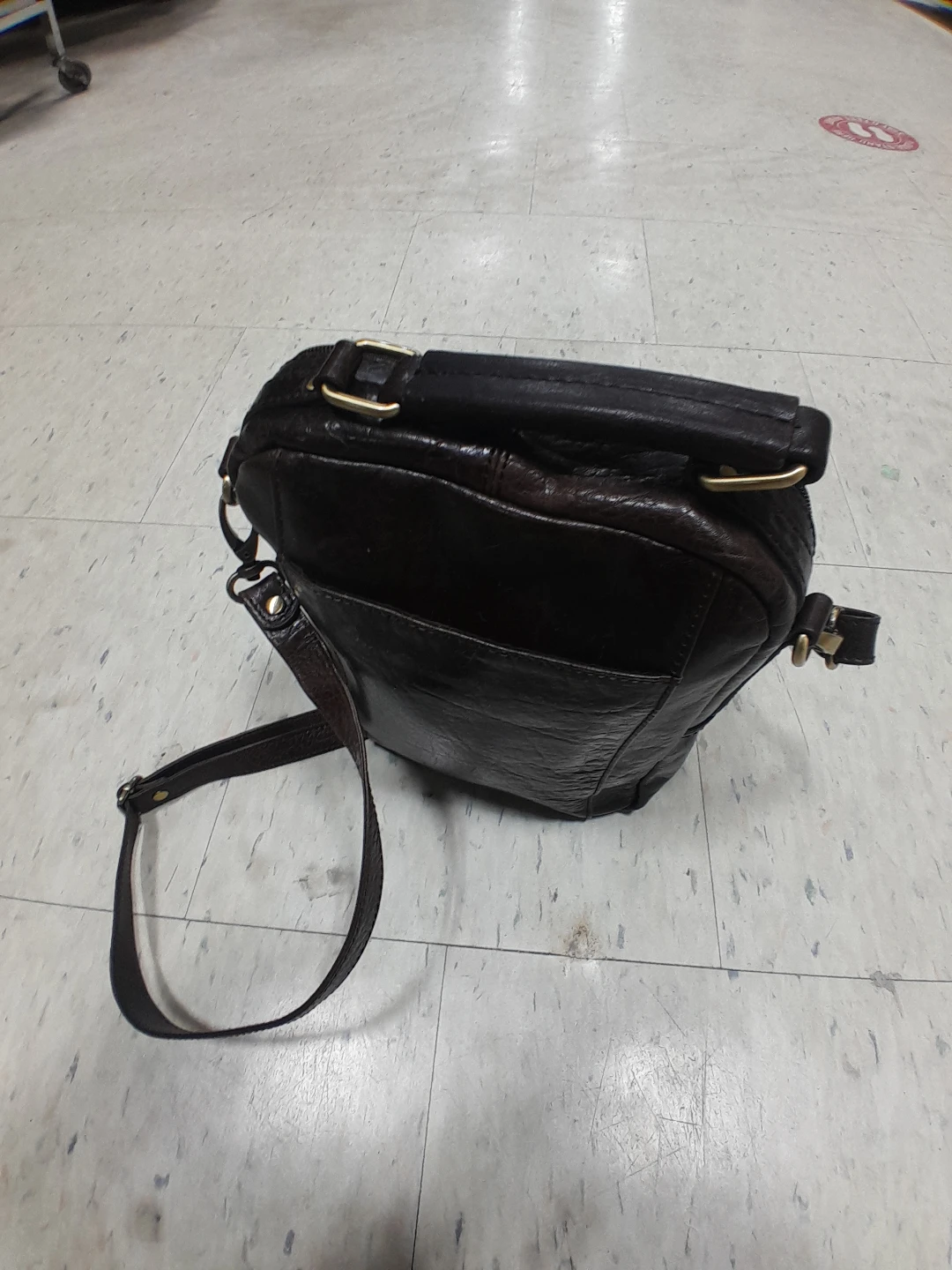 Leather Messenger Bag original Mancini - photo 3