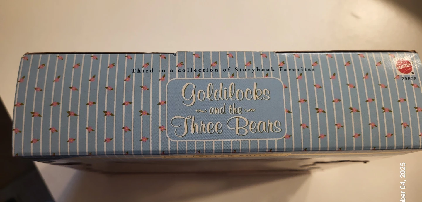Collector Edition Goldilocks and the Three Bears Barbie Doll - photo 4