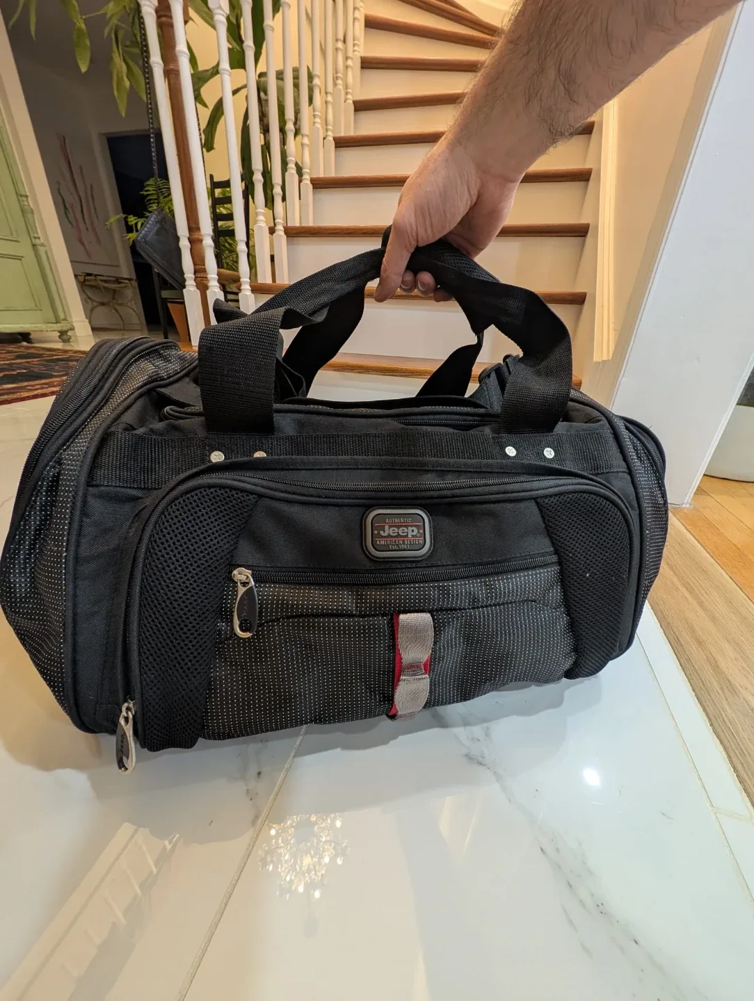 Jeep Black Duffle Bag image indicator(2)