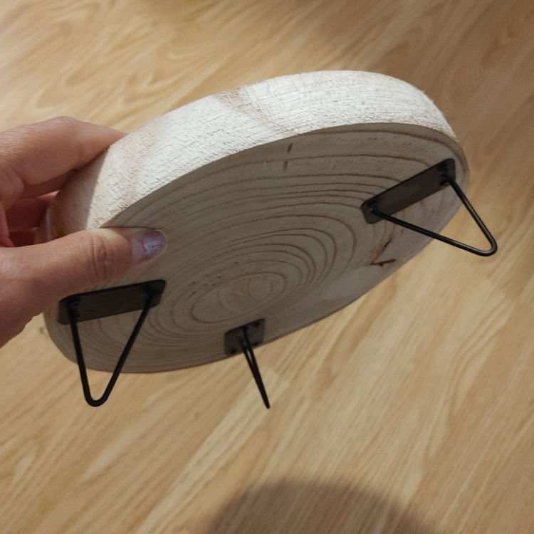 Wooden Slice Plant Stand - photo 2