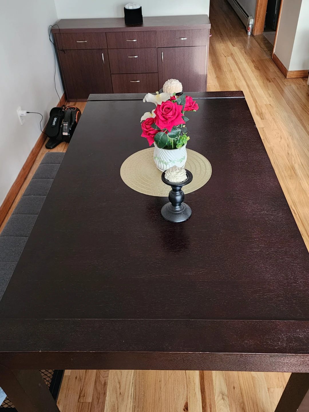 Dark Brown Wooden Dining Table - photo 3