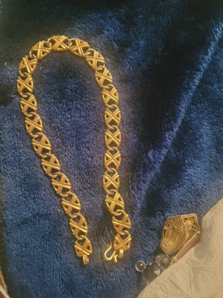 Gold plated necklace