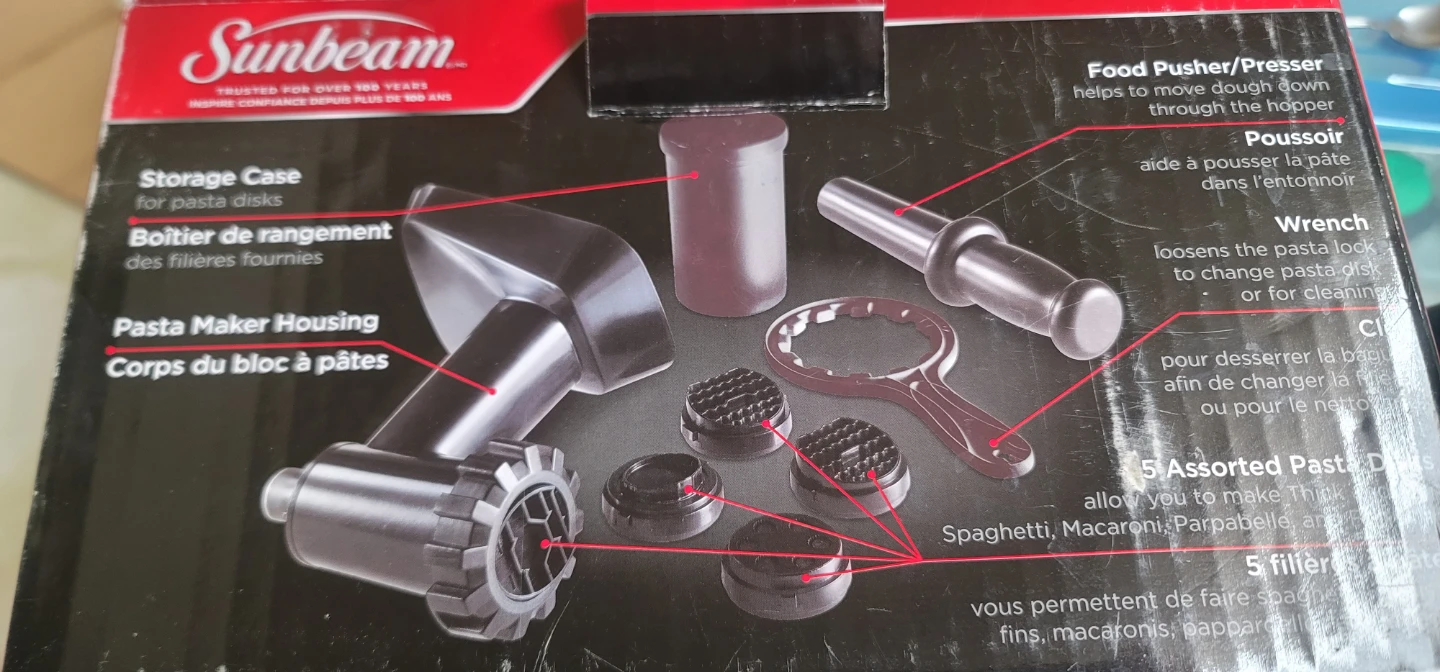 Sunbeam Pasta Maker Housing with Disks