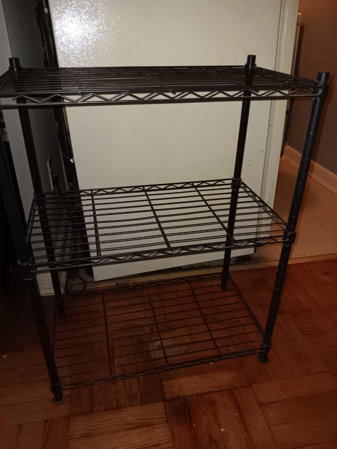 Black Metal Shelving Unit - 3 Tier