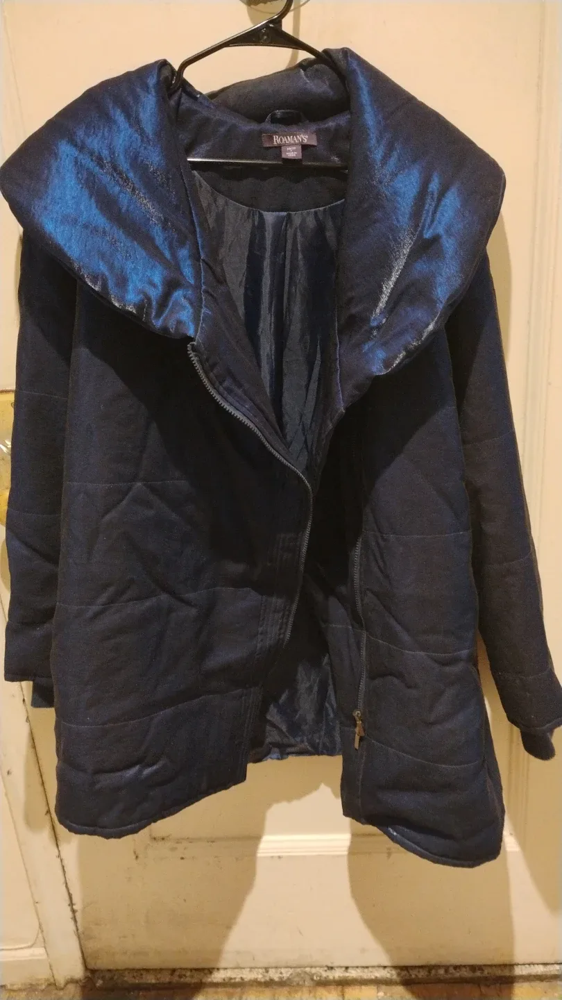 Roaman's Blue L Size 18/20 Coat image indicator(3)