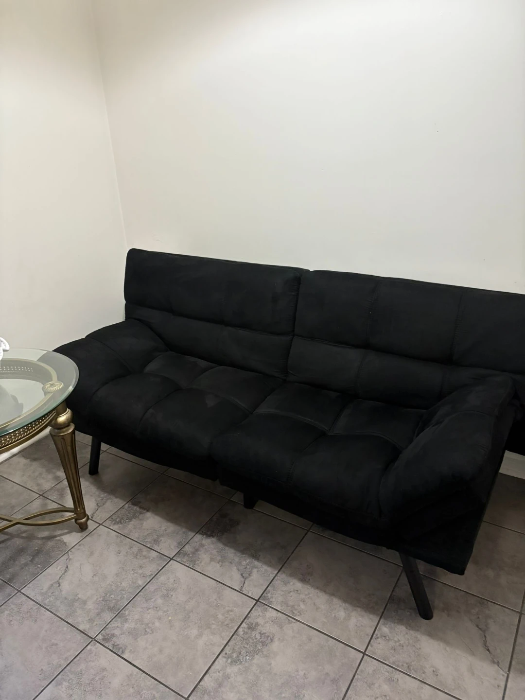 Black Futon Sofa Bed - photo 2