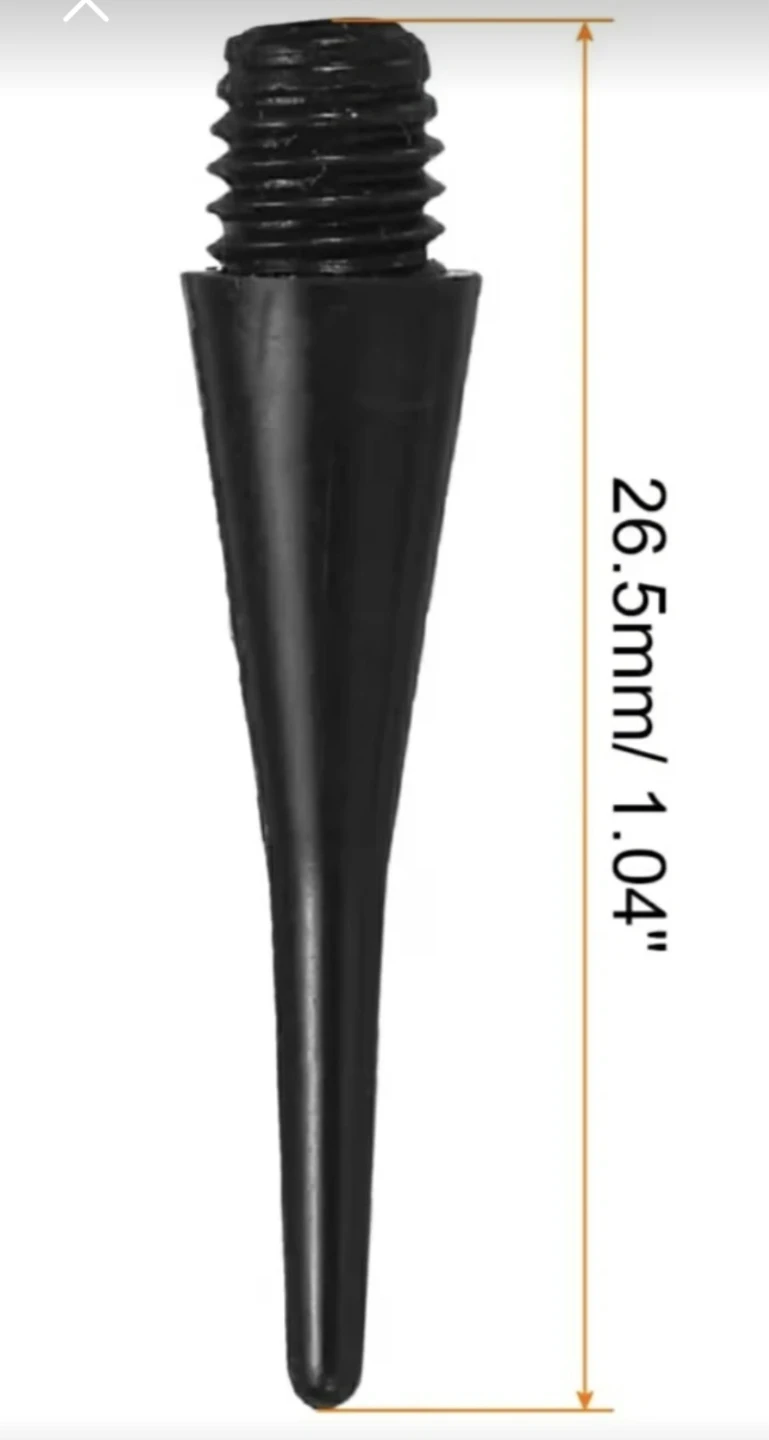 25 Black Dart Points - 1.04 inch - photo 3