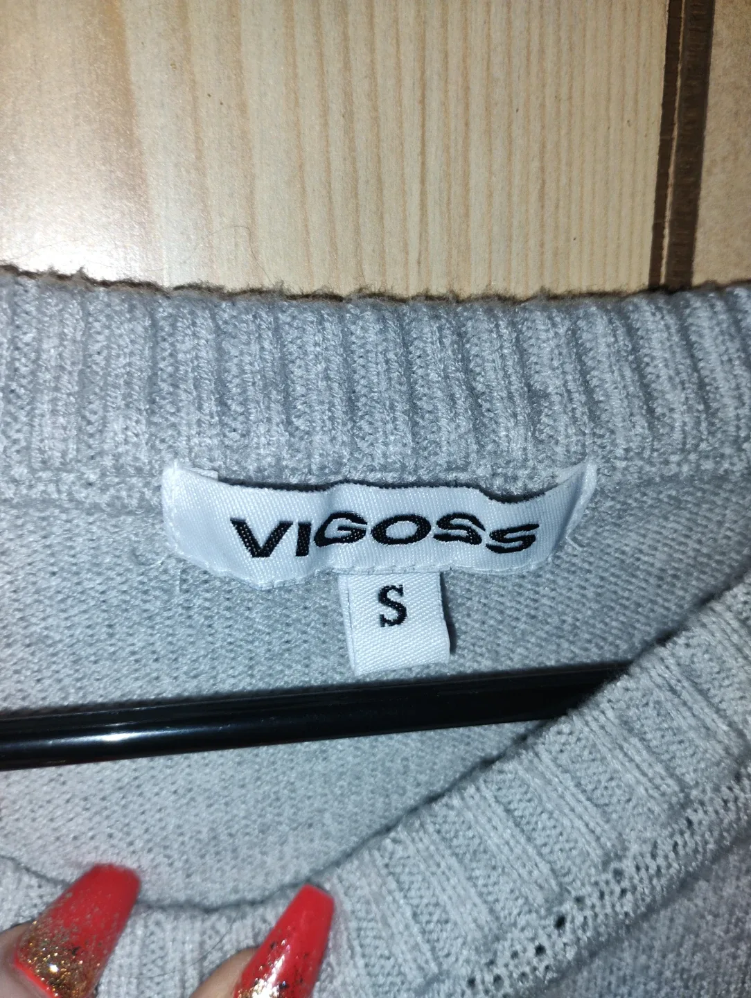 Vigoss Grey Skull Sweater - Size Small image indicator(2)