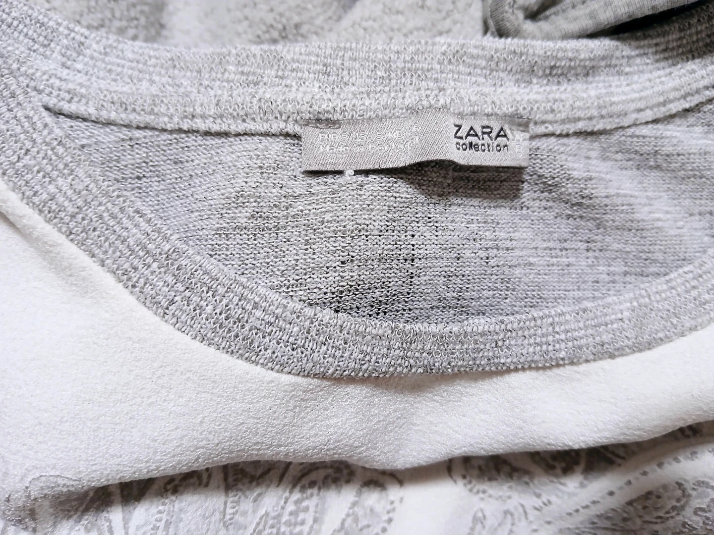 Women Large Zara White Top - photo 2