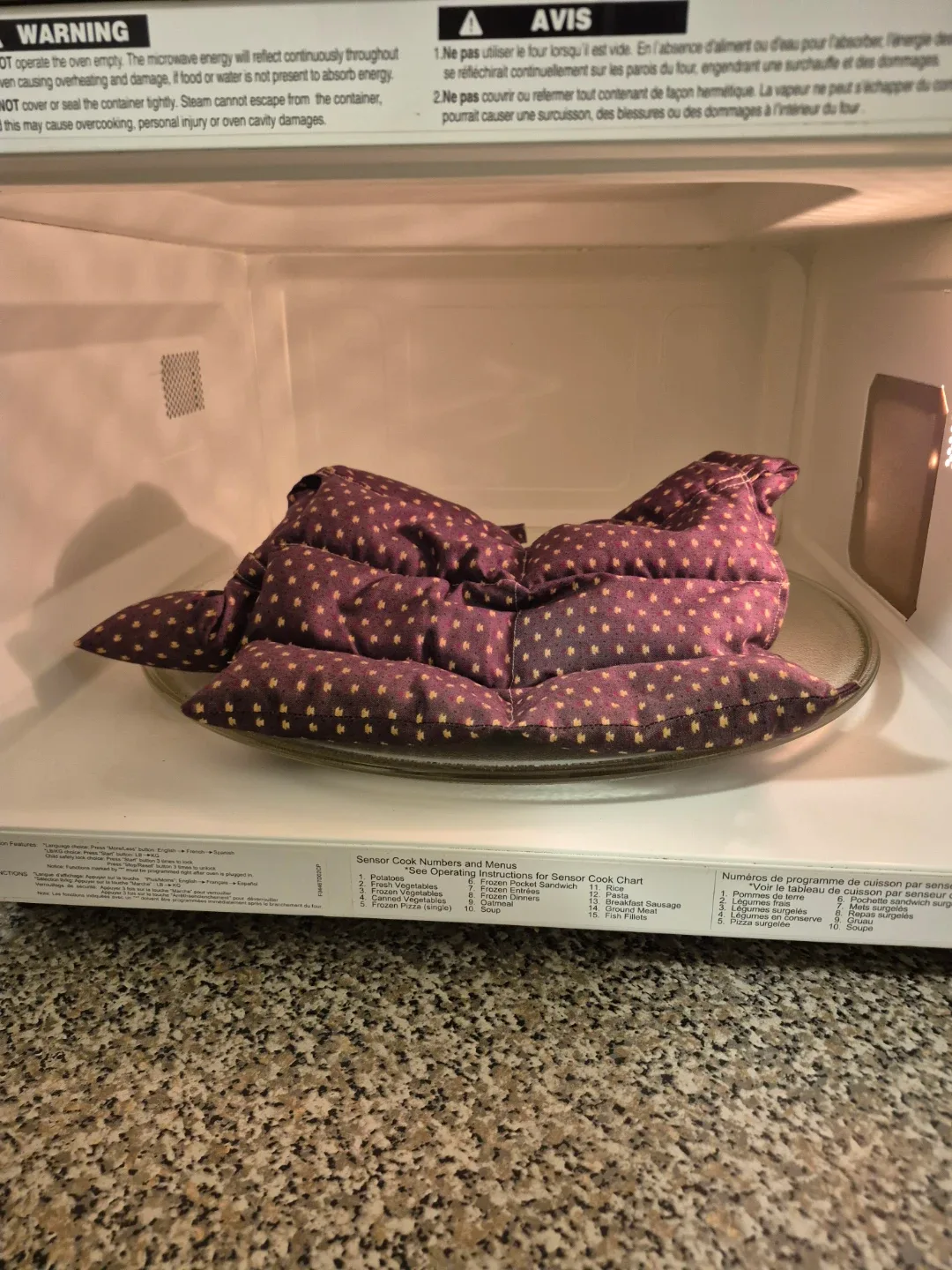 Beanbag Microwaveable Pillow Heat Pad #Cleanout image indicator(4)