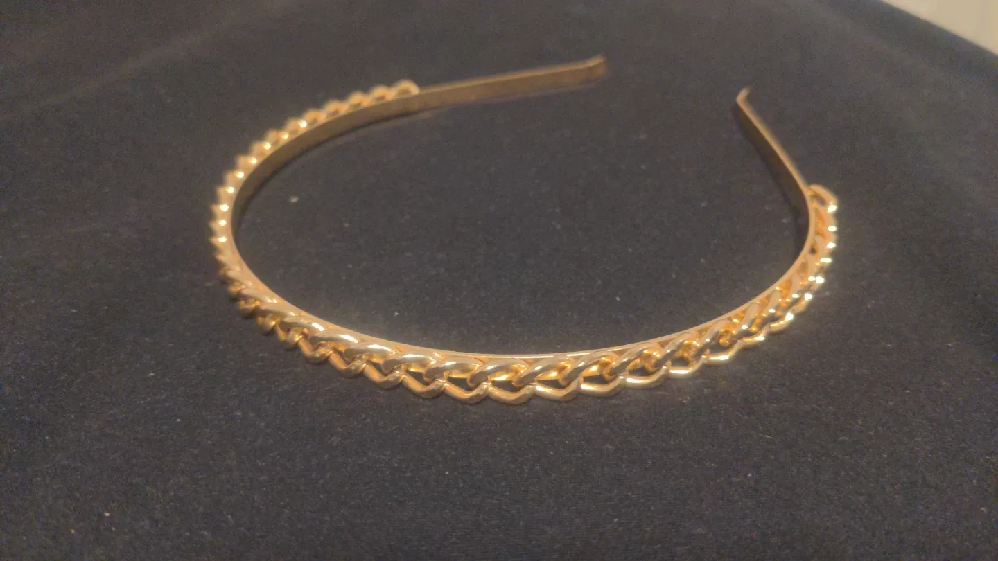 Gold Chain Headband