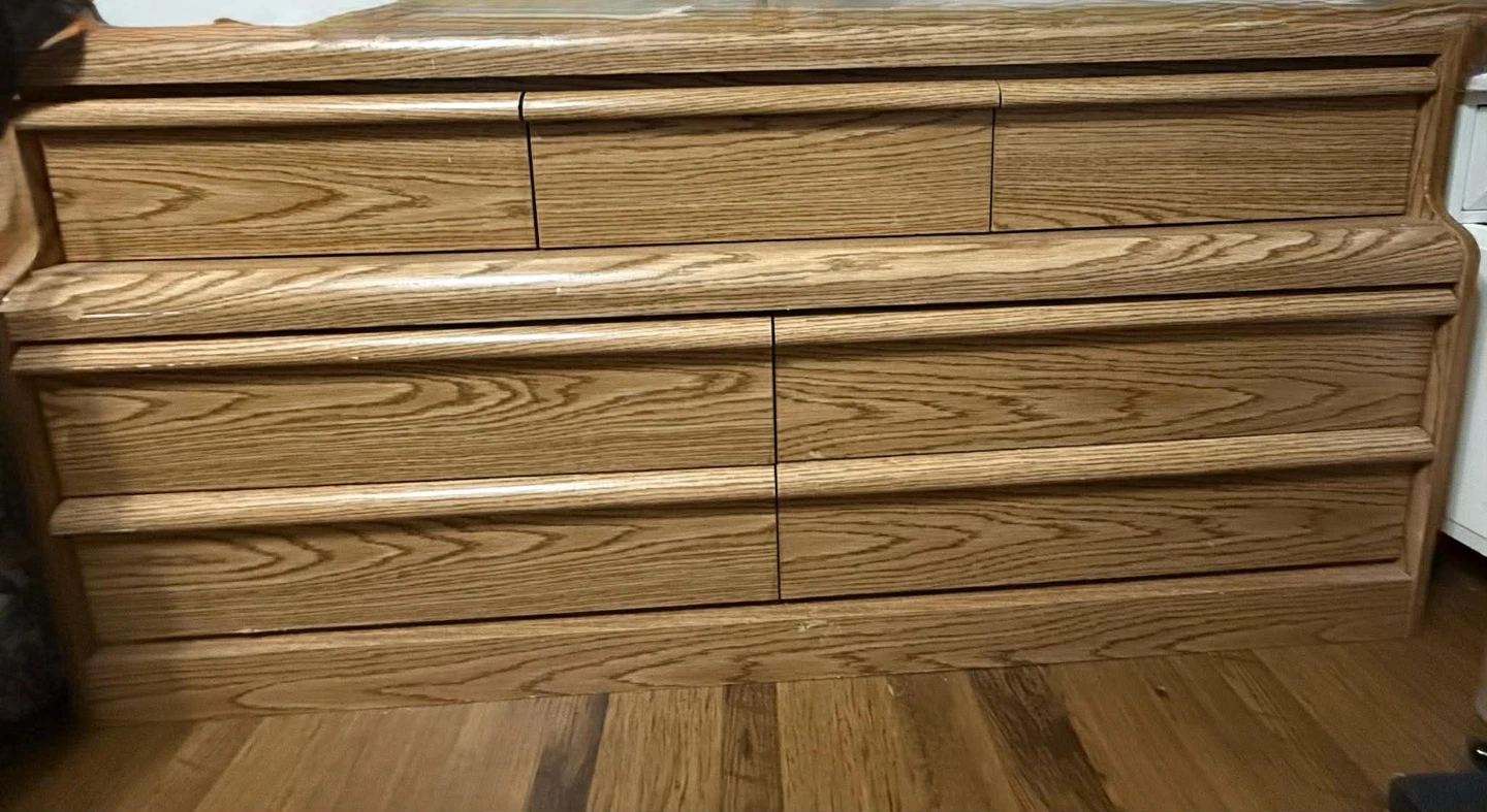 Wooden Dresser with Drawers