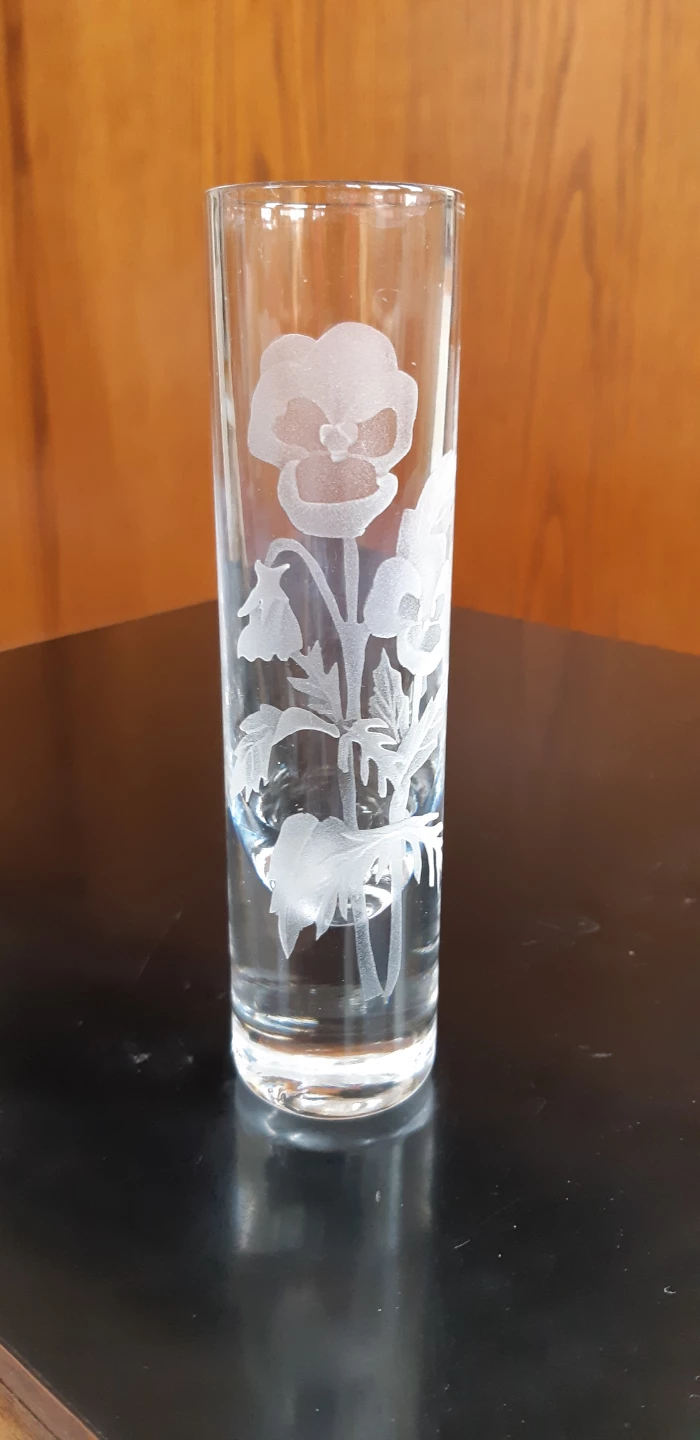 Vintage Crystal Bud Vase