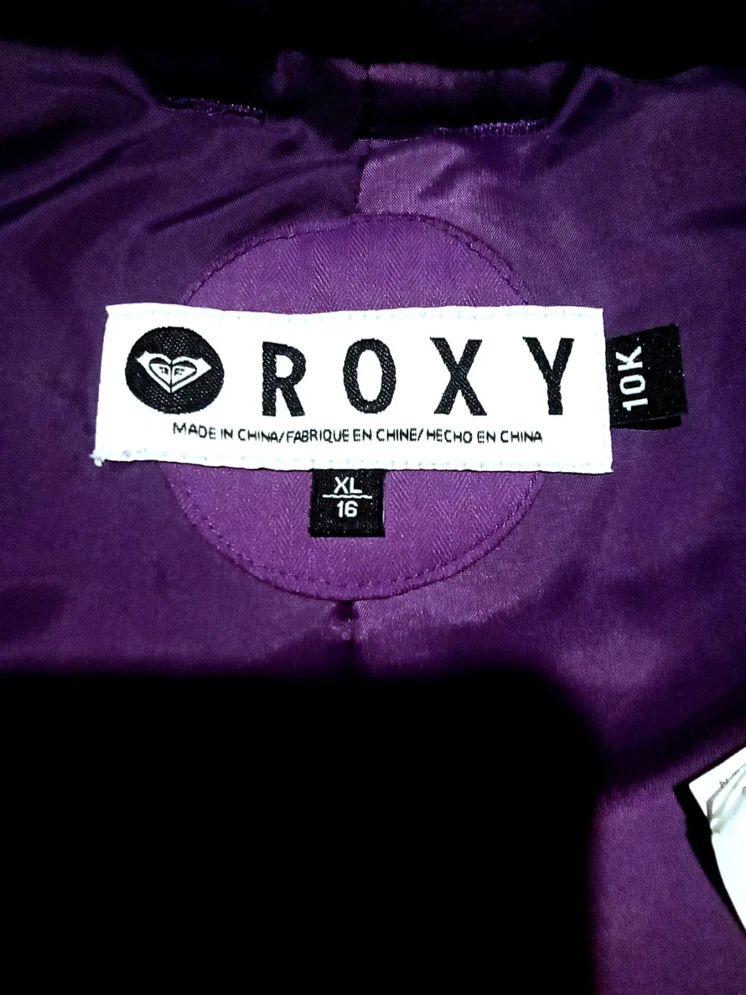 Like New Roxy 10 K Purple Snow pants