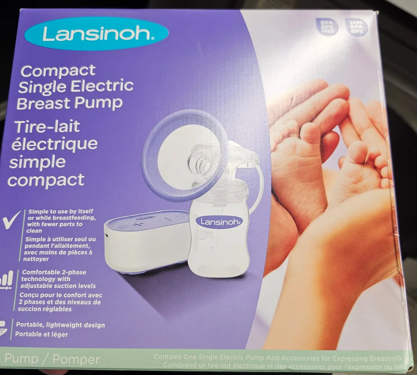 Lansinoh Compact Single Electric Breast Pump