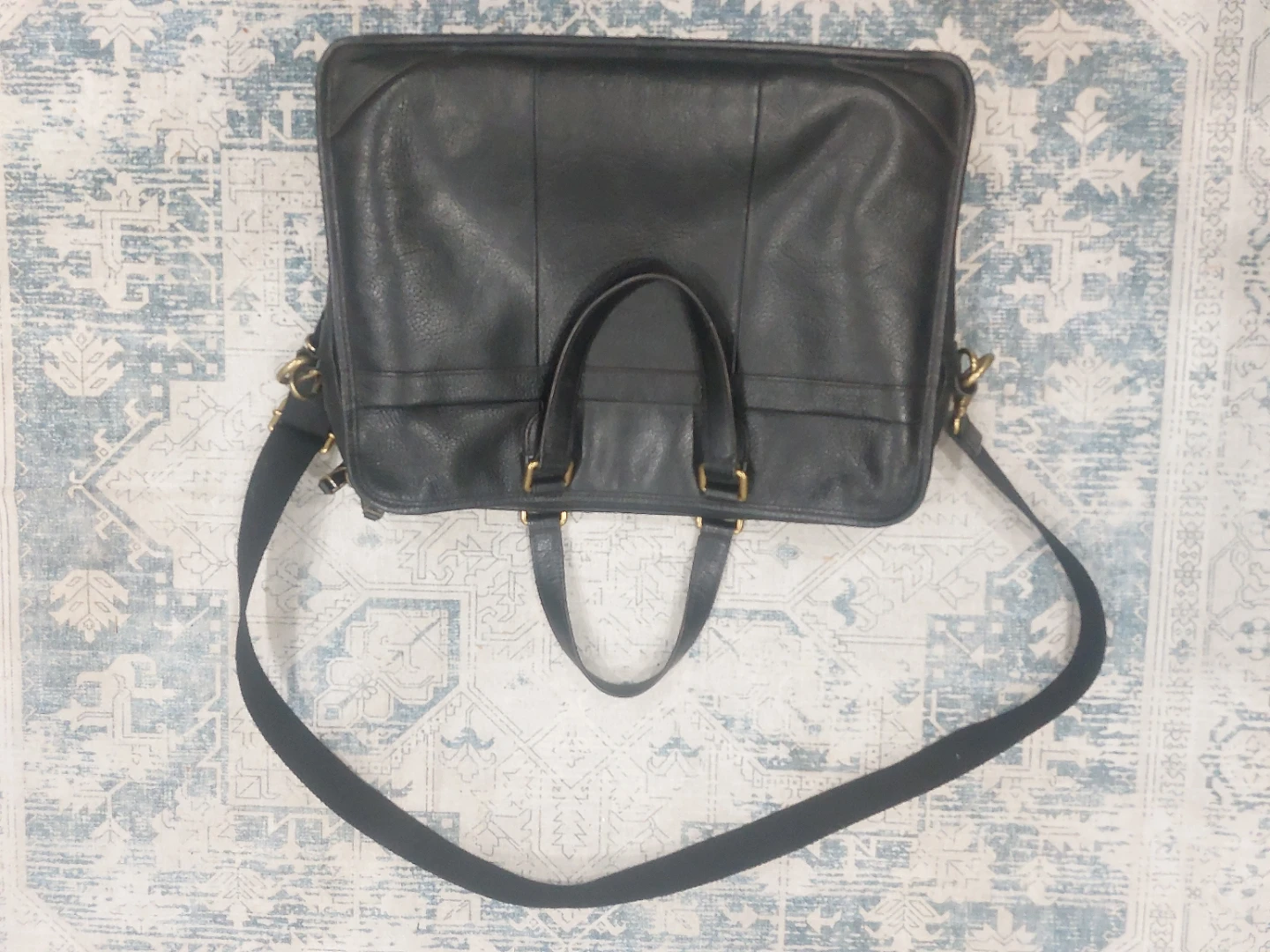 Fossil 🧡 Leather Laptop Bag - photo 3