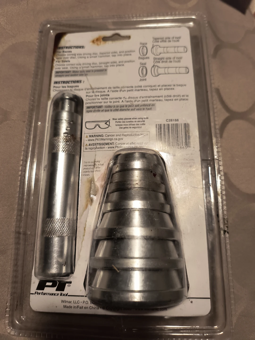 Performance Tool - Bearing Race & Seal Driver Set - photo 2