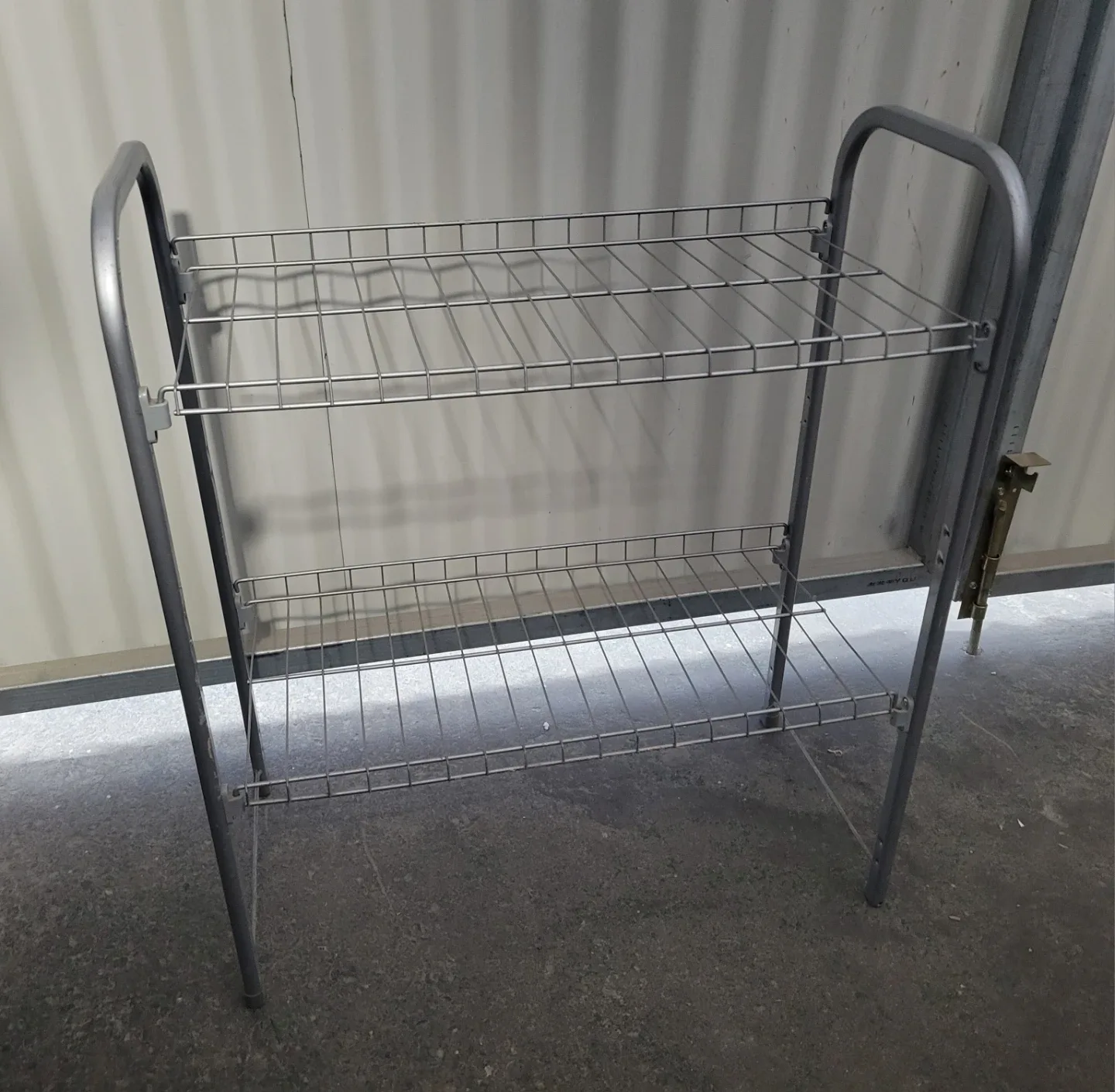 Metal Wire Shelf Rack - Silver