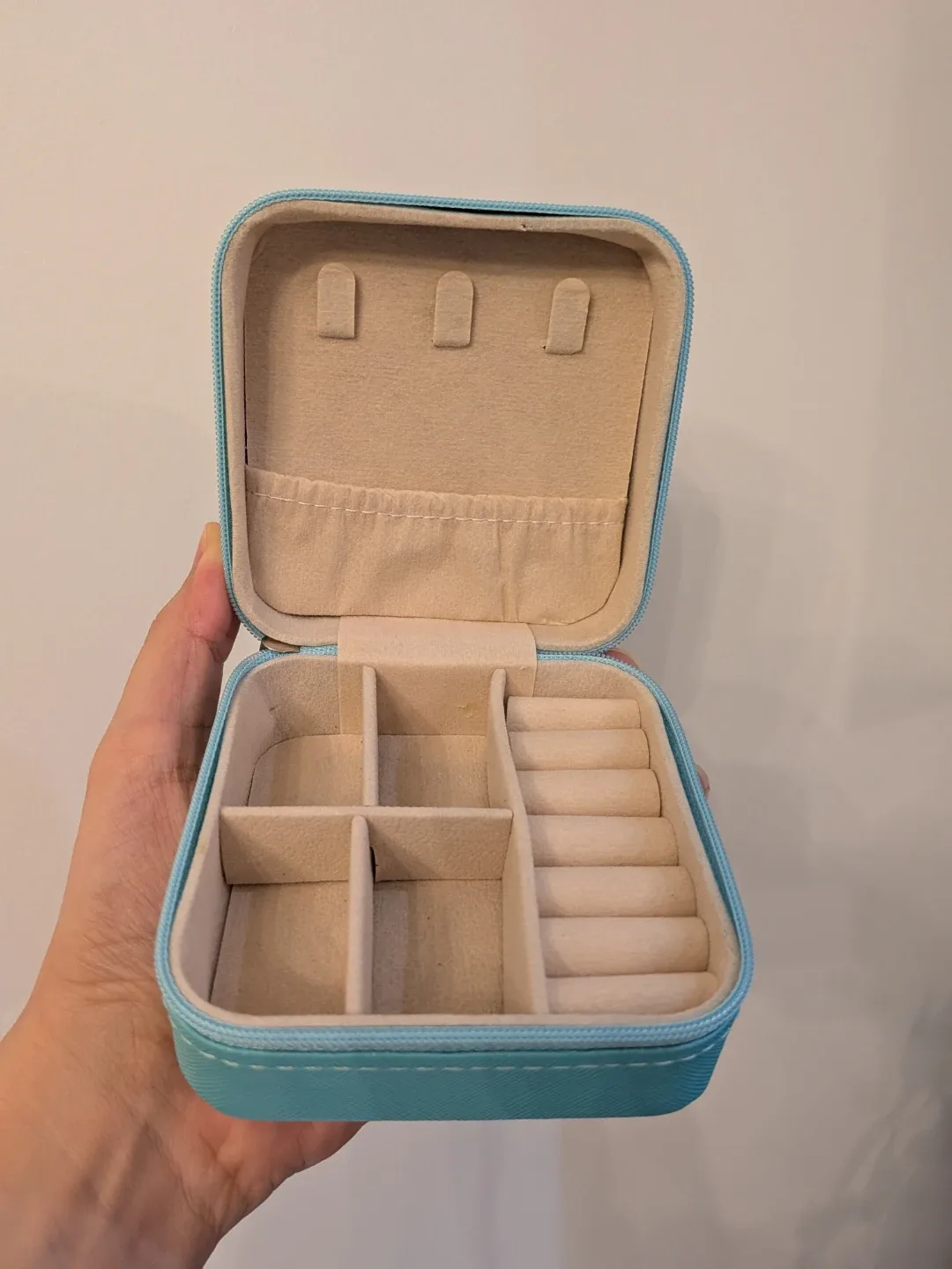 Teal Travel Jewelry Box