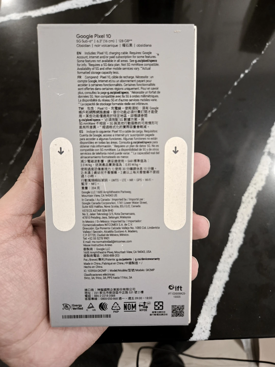 Brand New Google Pixel 7 Obsidian 128GB (Box Included) - photo 2
