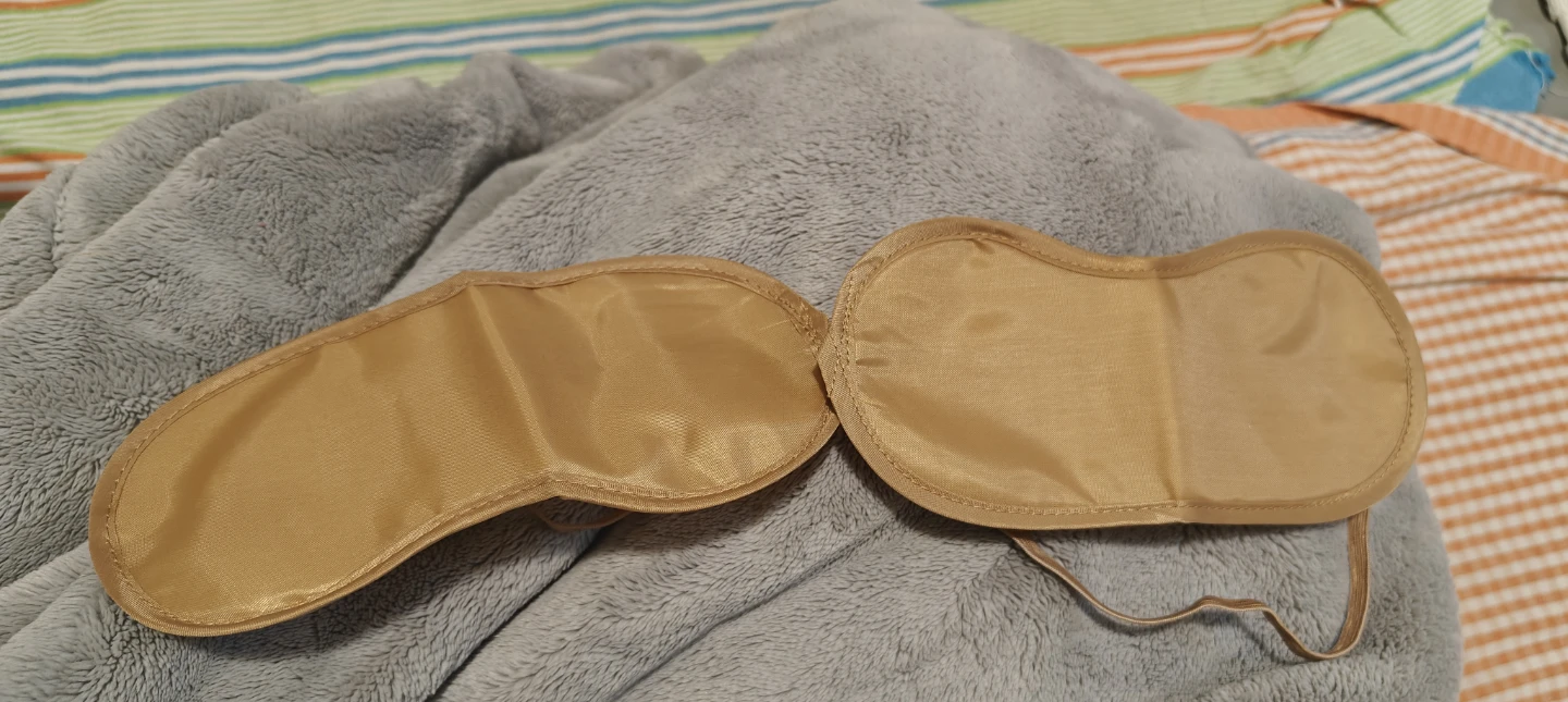 Two Beige Sleep Masks