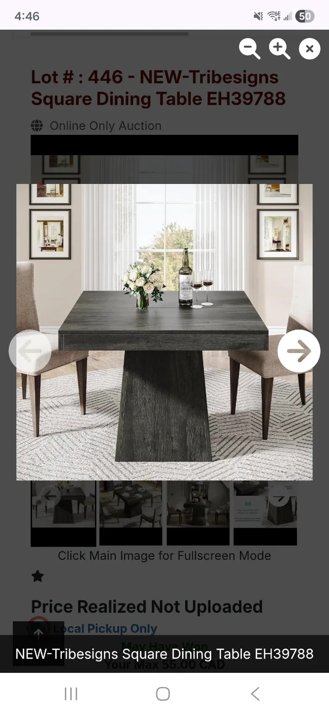 New Tribesigns Square Dining Table EH39788