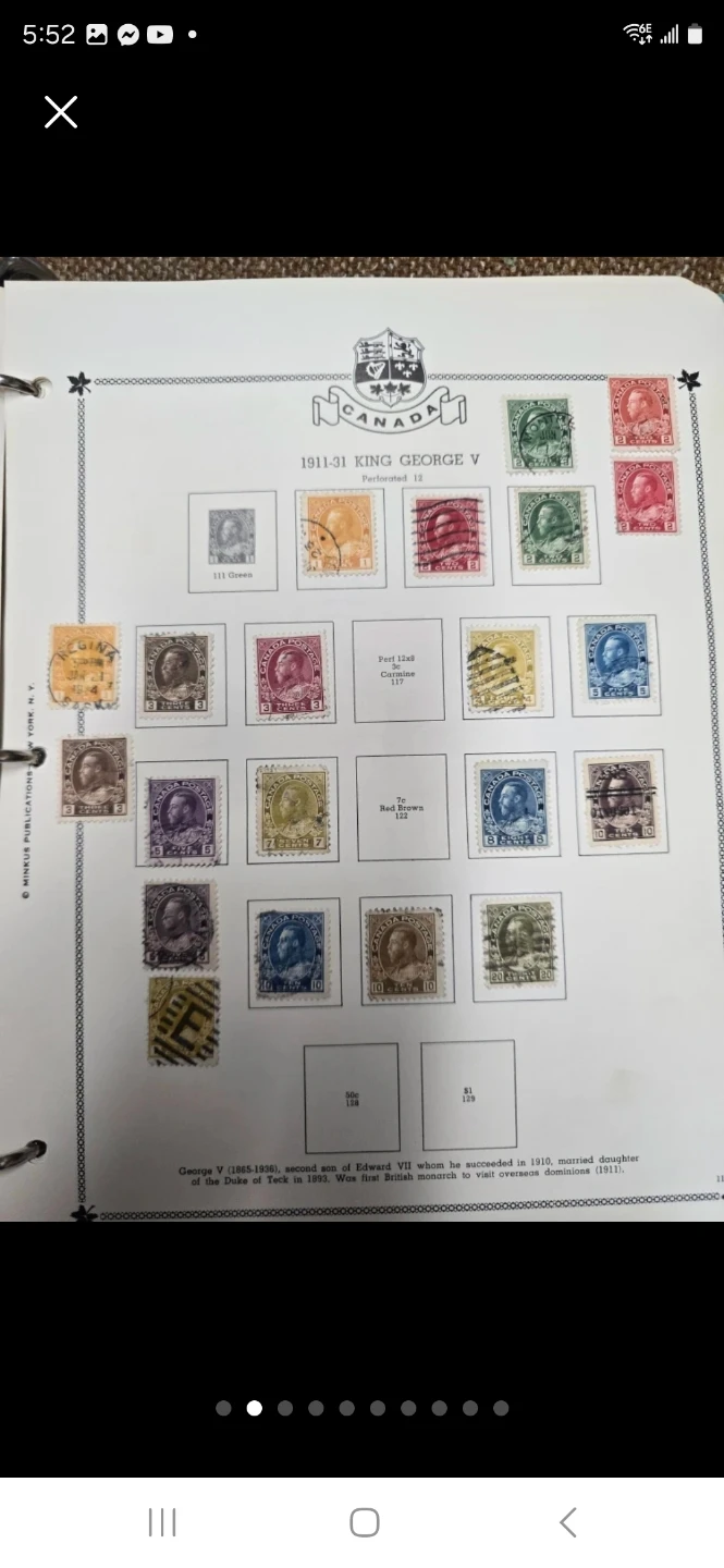 Vintage Canadian Postage Stamp Album - photo 2