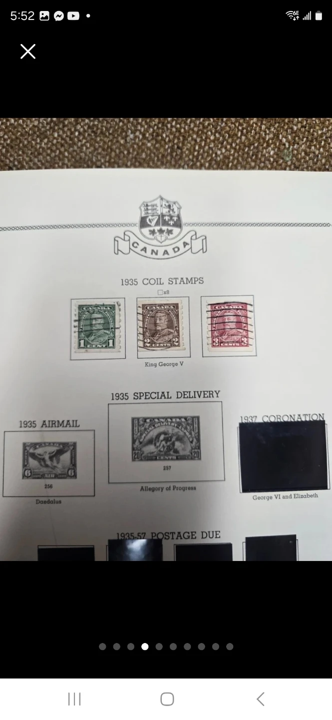 Vintage Canadian Postage Stamp Album - photo 4