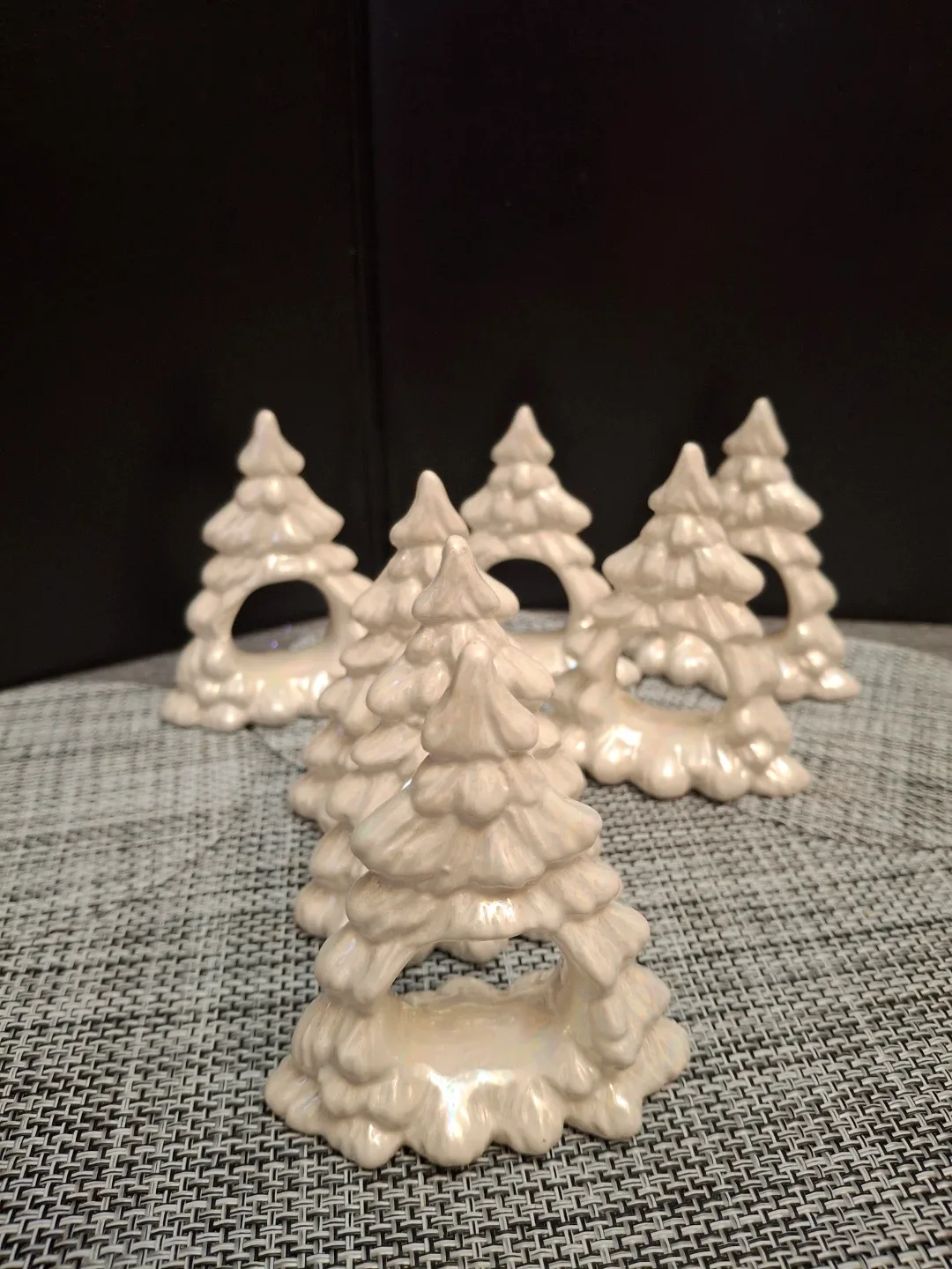 Christmas Tree Napkin Rings - Set of 6 image indicator(3)