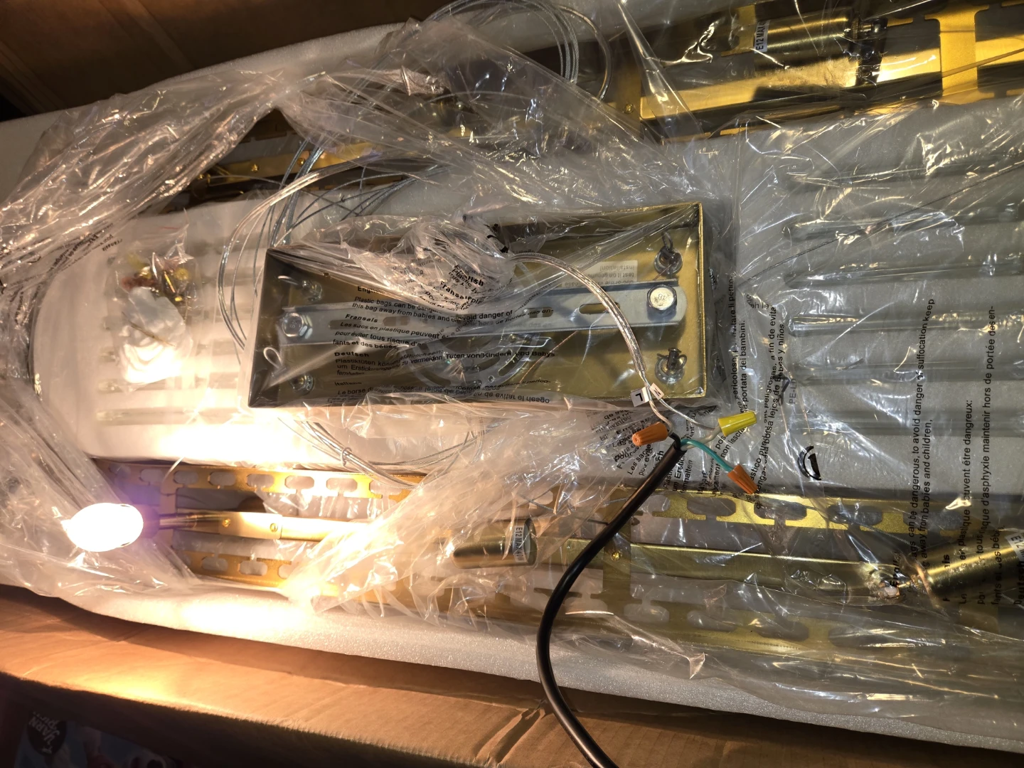 New Siljoy Modern Gold Crystal Chandelier L52" - photo 3