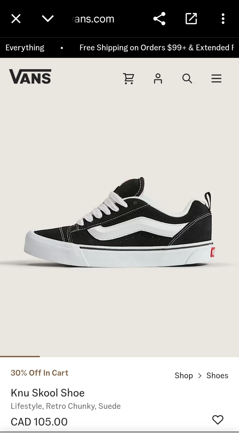 Vans Men's Knu Skool Shoes (Size 9) - NEW!!! - photo 4
