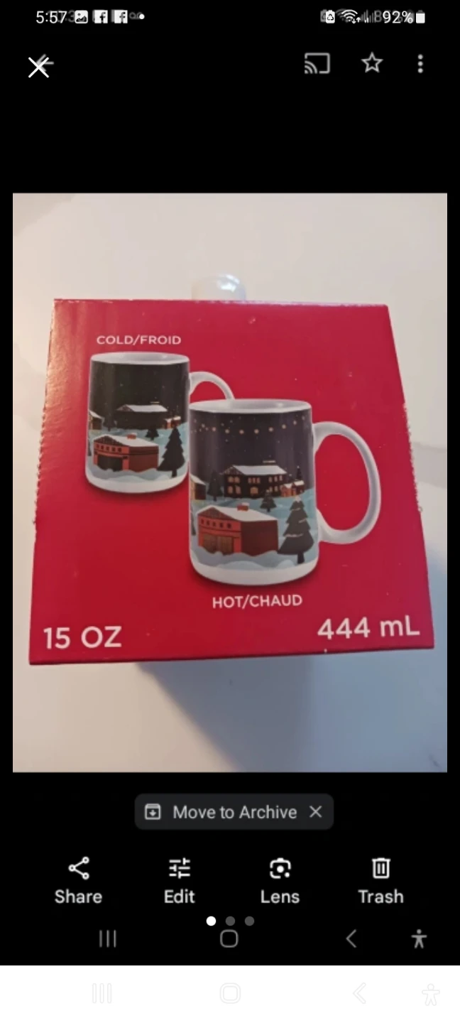 Hot mug packed good gift valentines 💝
