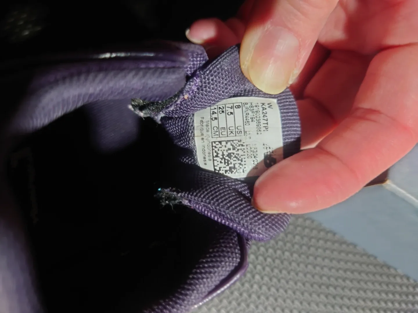 New Balance 247 Purple/Blue Kids Shoes - Size 8 US image indicator(2)