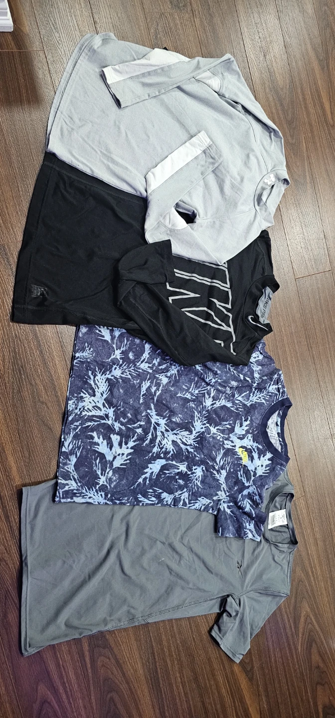 Mixed Lot of Kids' Athletic Shirts - Nike, Under Armour
