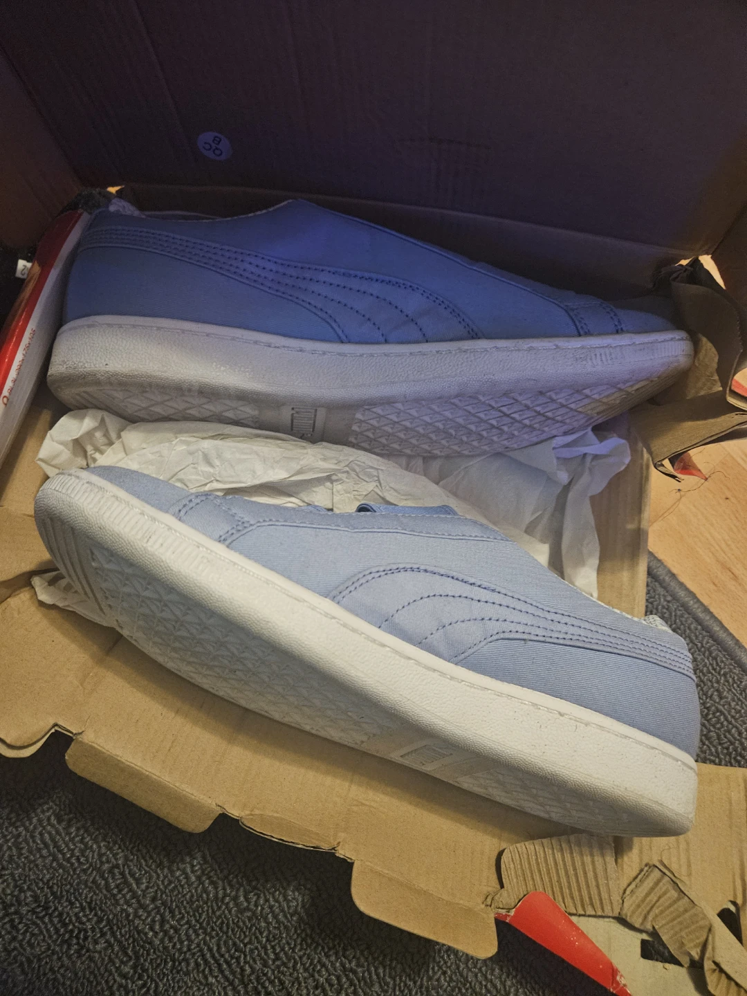 Puma vikky slip on canvas  Size 9.5 women - photo 2