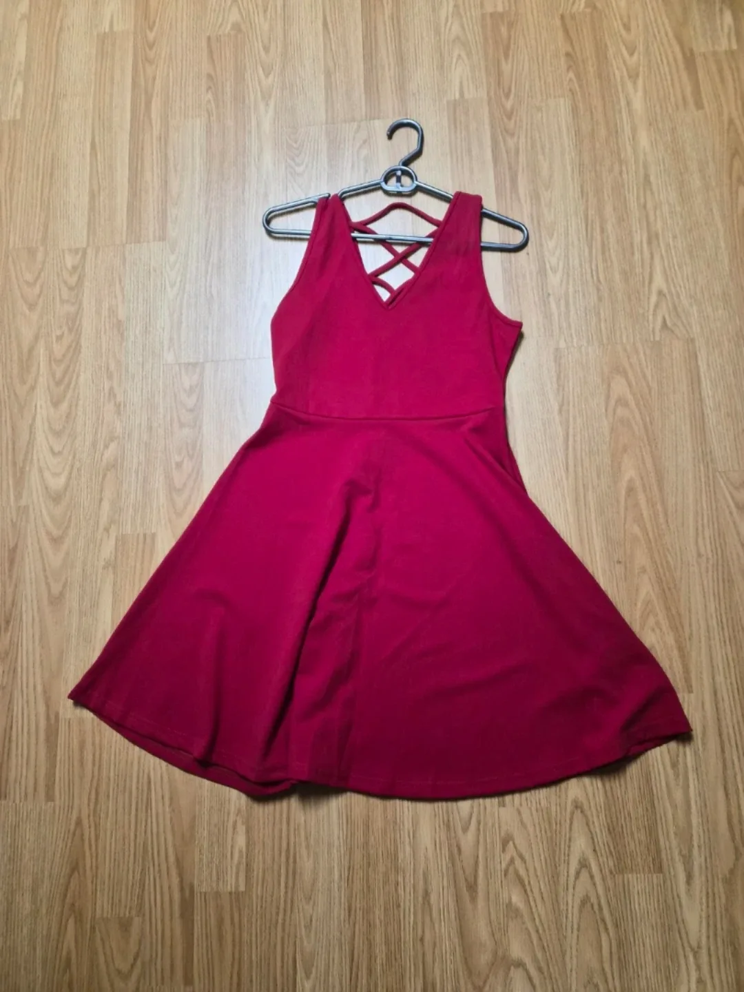 Red Sleeveless Dress