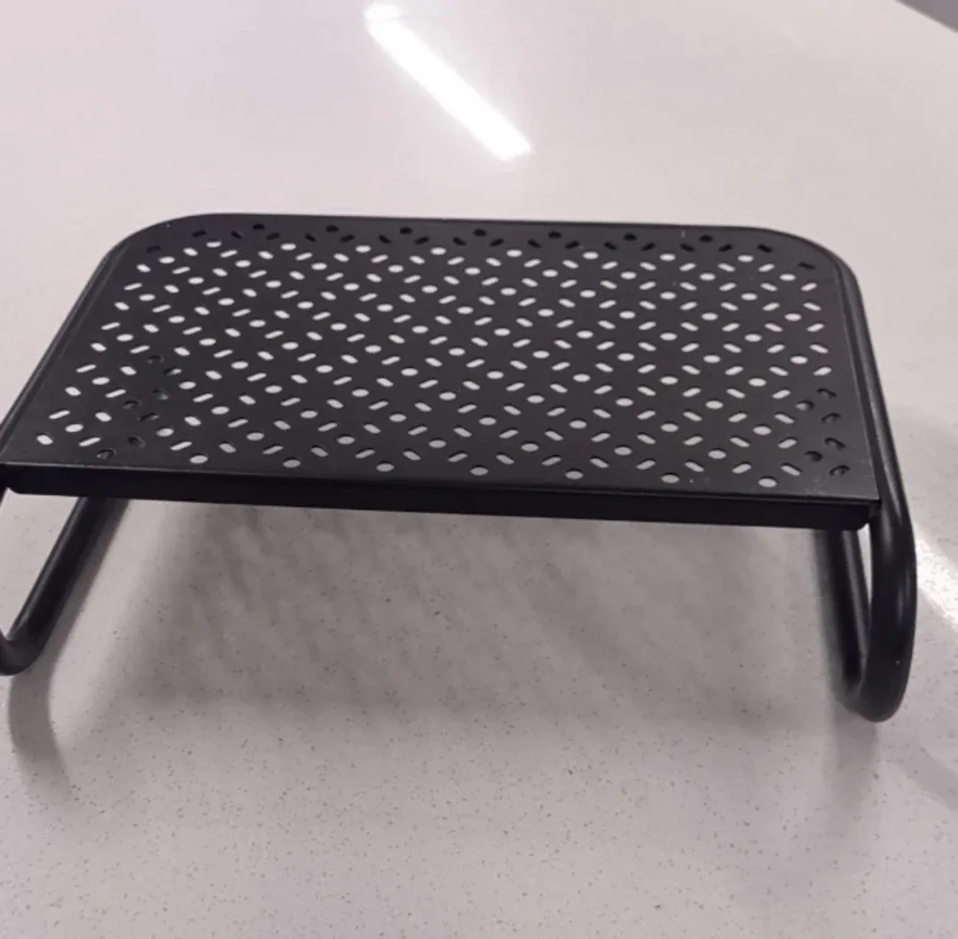 Mind Reader Black Monitor/Laptop Stand #Cleanout image indicator(8)