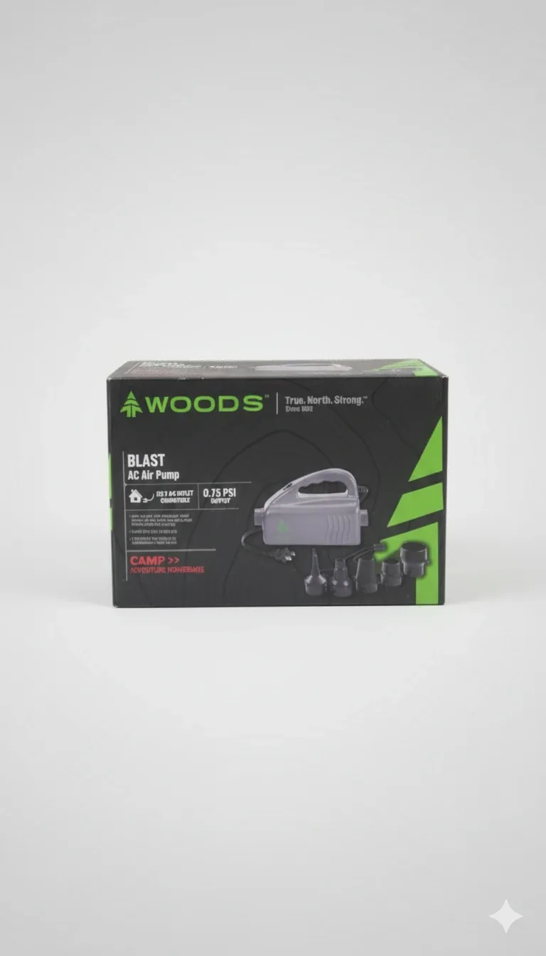 Woods Blast AC Air Pump - New in Box image indicator(2)