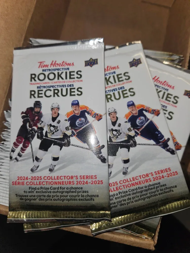 Tim Hortons 2024-2025 Rookie Hockey Cards