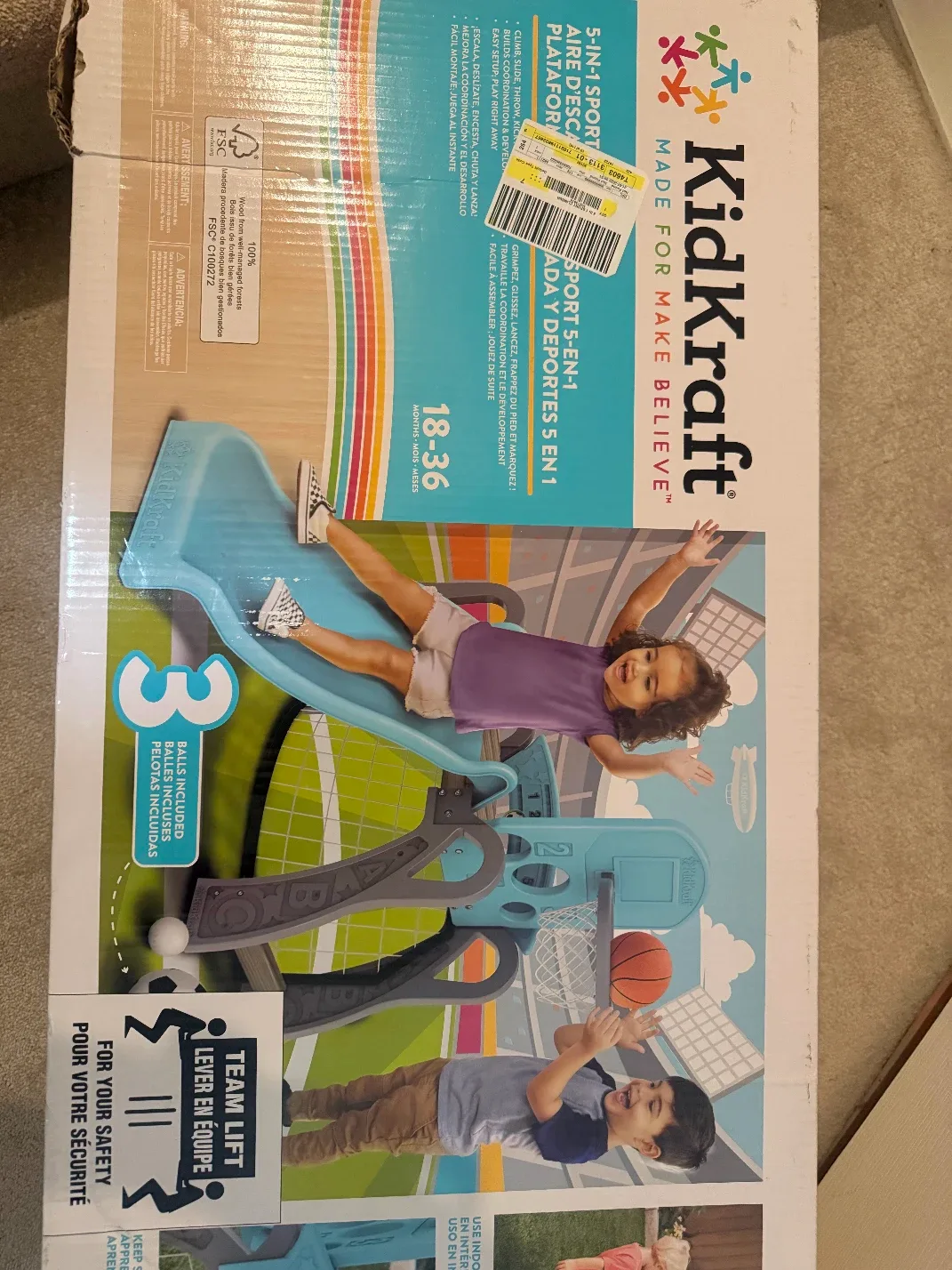 KidKraft 5-in-1 Sport Centre - Ages 18-36 Months image indicator(2)